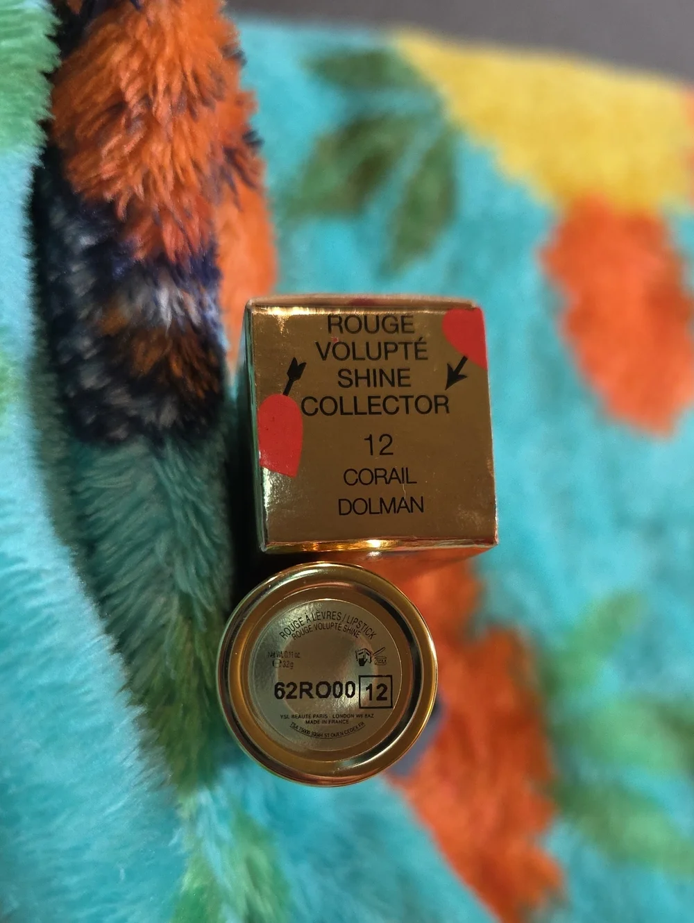 Yves Saint Laurent YSL Rouge Volupté Oil In Stick Lip Colour 12 Coral Dolman NIB
